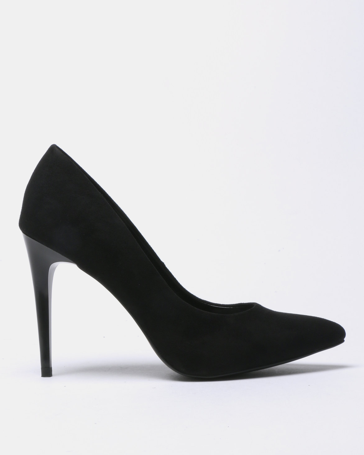New Look Yummy 21 Suedette Stiletto Heel Court Shoes Black | Zando