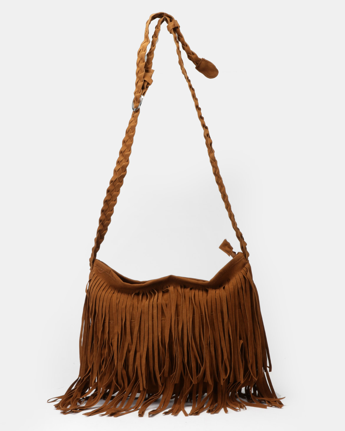 Utopia Tassle Crossbody Bag Brown | Zando