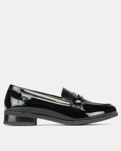 Pierre Cardin Patent Loafer Shoes Black | Zando