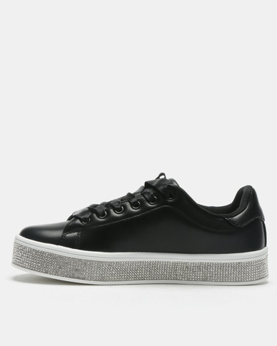 Sissy Boy Duchess Sneakers With Bling Sole Black | Zando