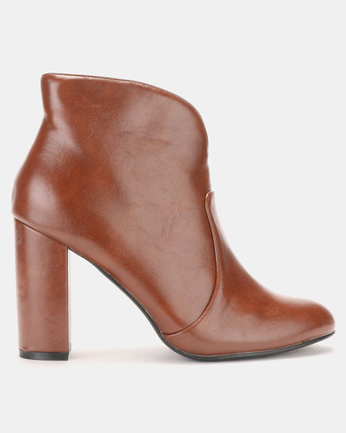 LaMara Ankle Boots Tan | Zando