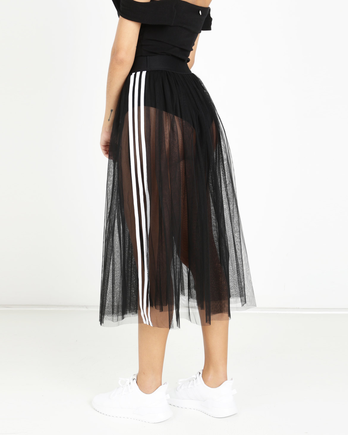 adidas Originals 3 Stripes Skirt Black | Zando