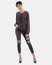 721 High Rise Skinny Ankle Jeans Black