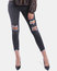 721 High Rise Skinny Ankle Jeans Black