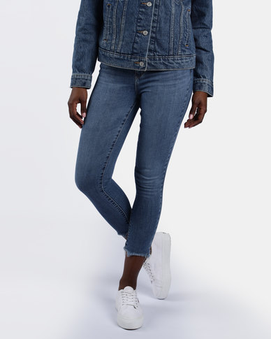 721 High Rise Skinny Ankle Jeans Blue | Levi