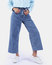 Ribcage Pleated Cropped Jeans