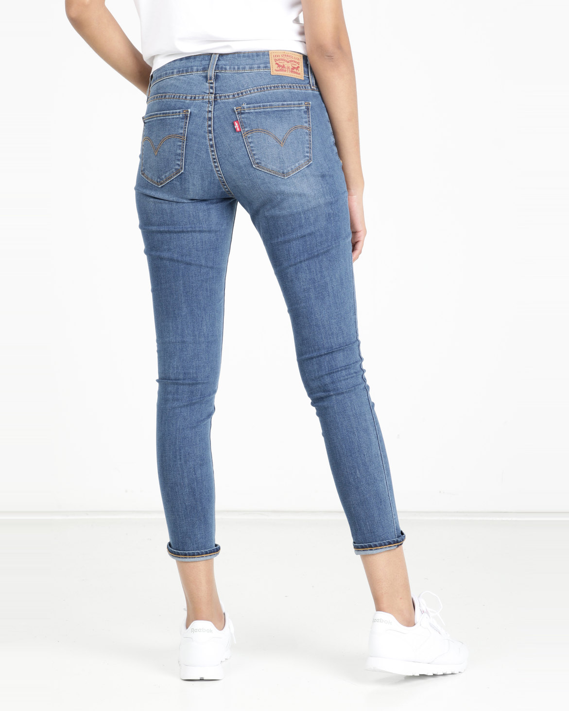 Levis® 711 Skinny Ankle Jeans Keeping Tabs Blue Zando 9874