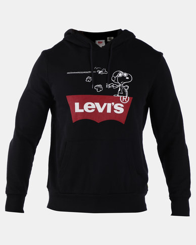 Levi's x Peanuts Graphic Pullover Hoodie Black