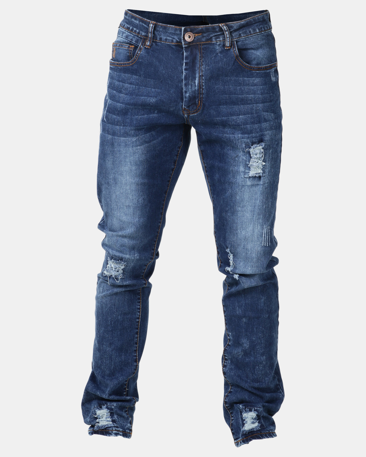 KG Shred Skinny Denim Jeans Indigo Mottle | Zando