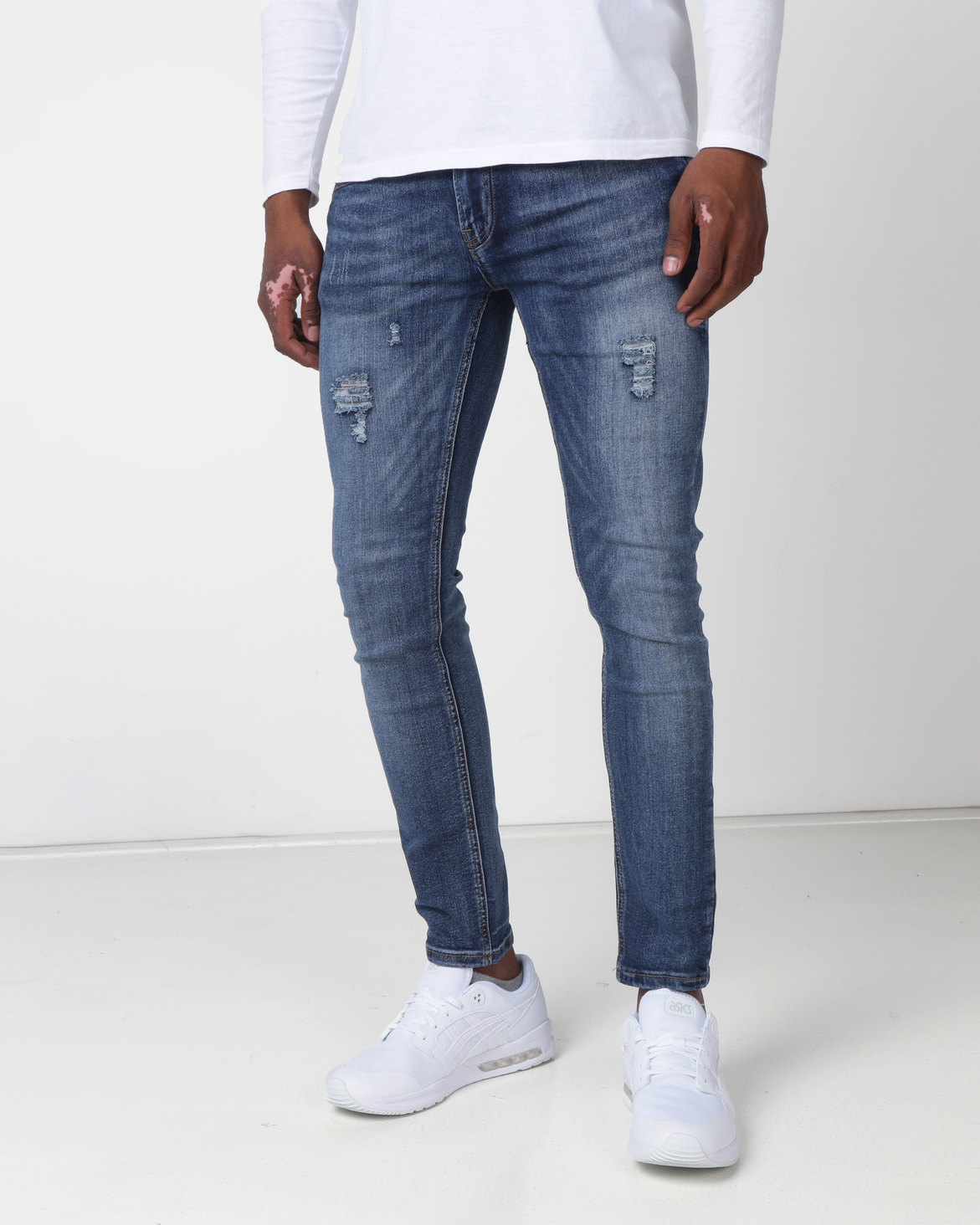 K-Star 7 Heat Skinny Stretch Jeans Crystal Blue | Zando