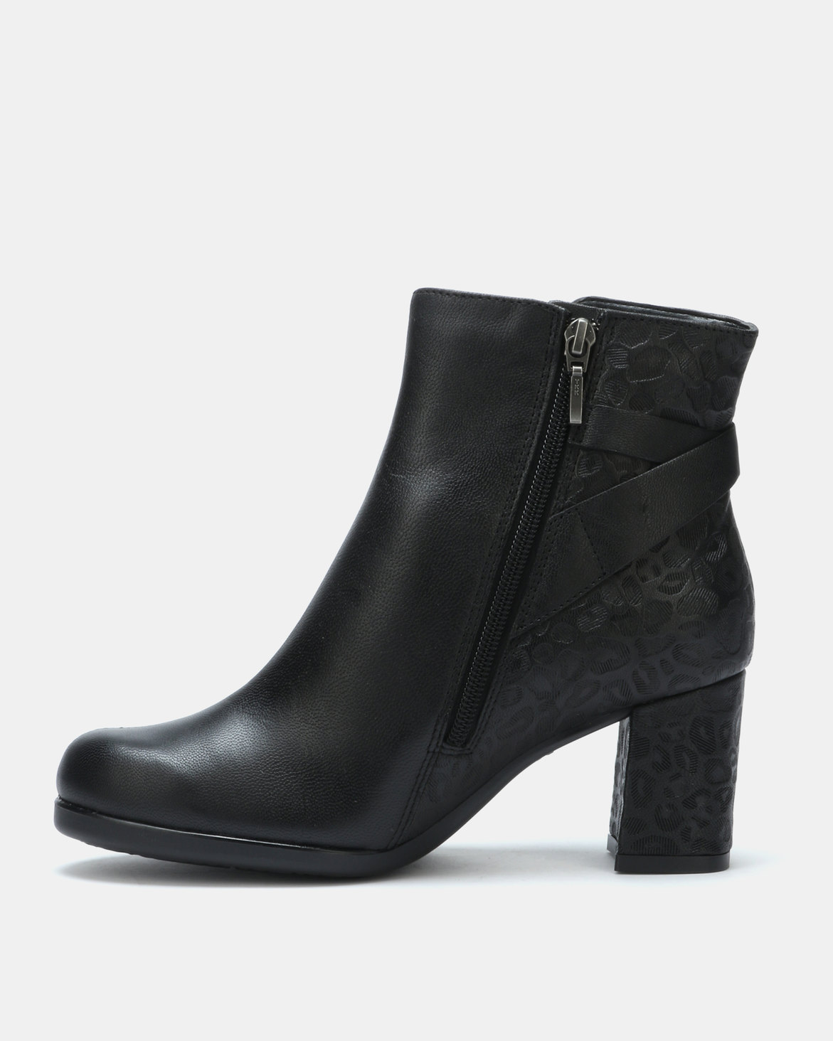 Froggie Leather Billie Ankle Boots Black | Zando