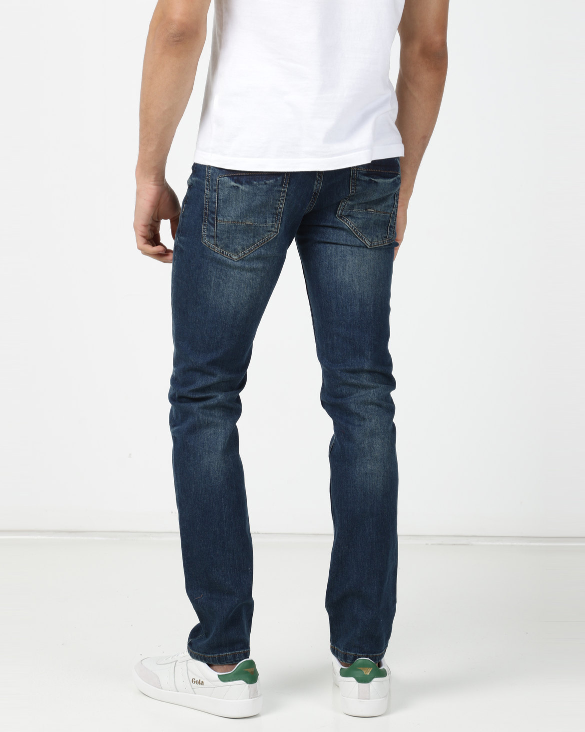 Balacotti Enzo Slim Jeans Navy Diesel Wash | Zando