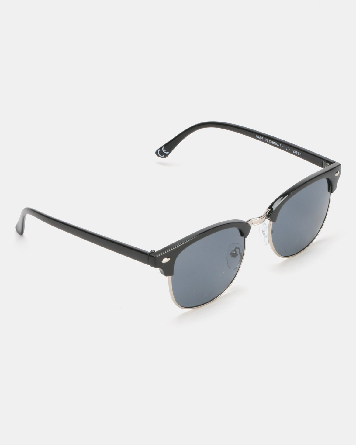 New Look Pilot Club Square Sunglasses Black | Zando