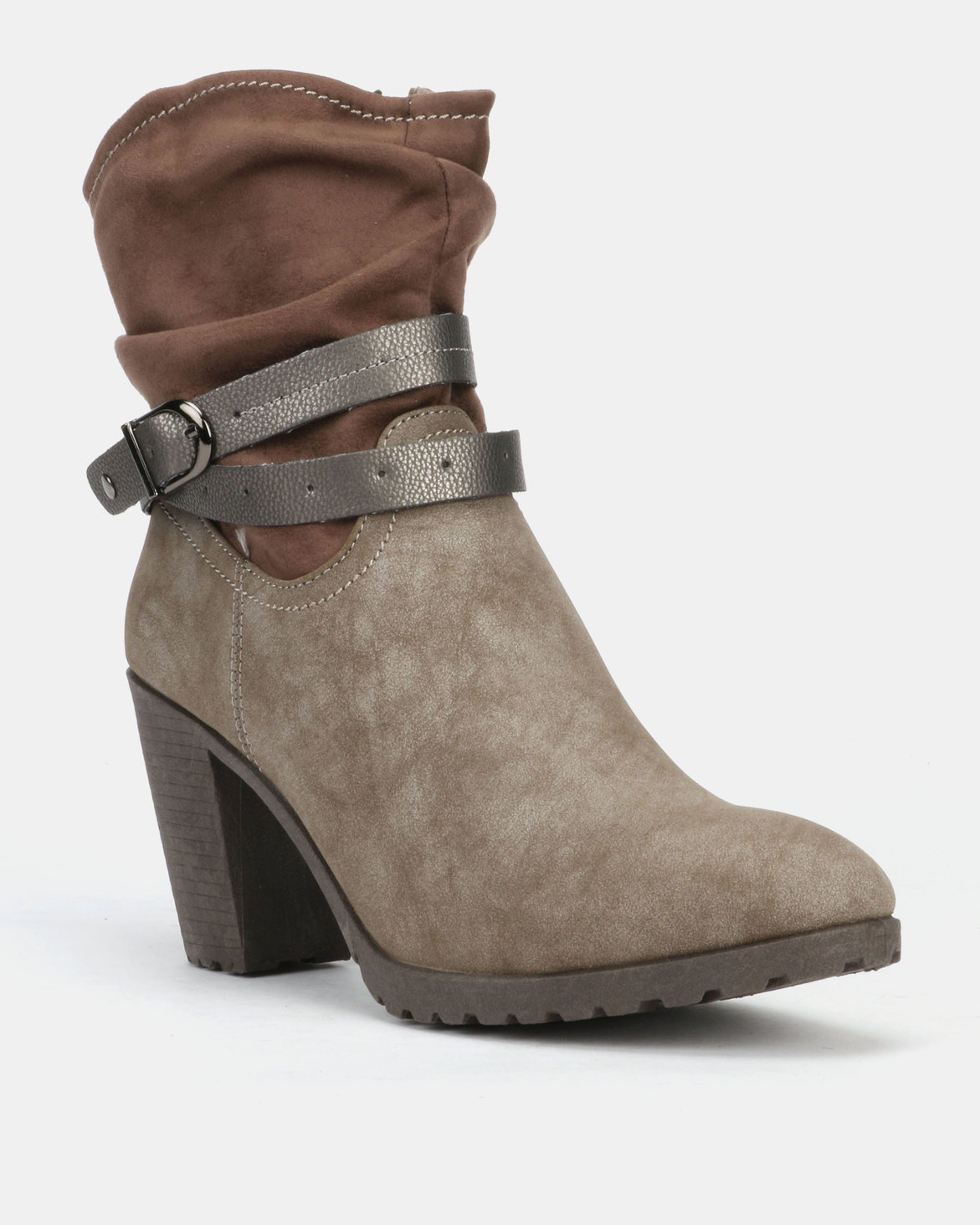 AWOL Ankle Boots Khaki | Zando