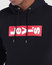 Relaxed Graphic Hoodie Black