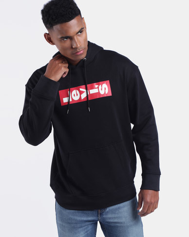 Relaxed Graphic Hoodie Black | Levi
