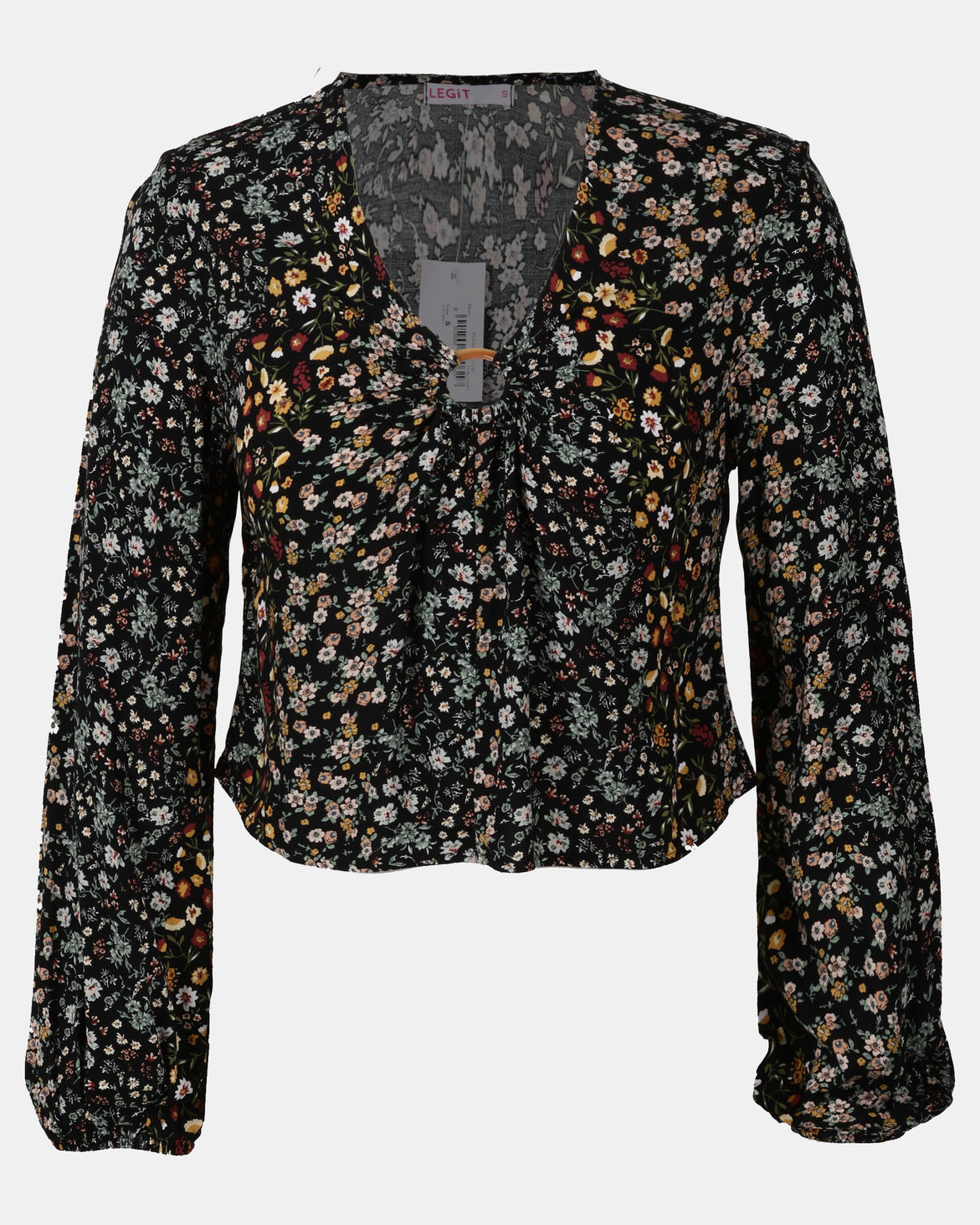 Legit Floral Blouse with Tortoise Shell Multi | Zando