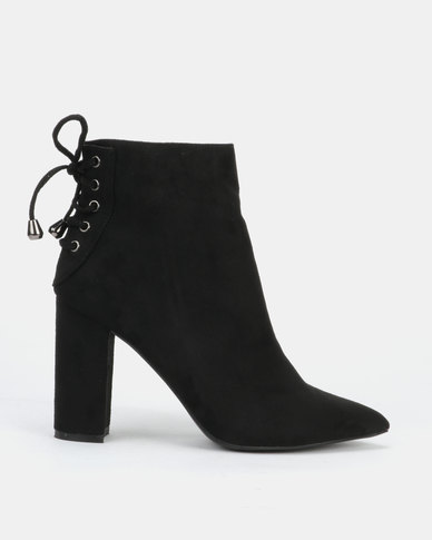 Sissy Boy Ankle Boots with Lace Up Detail Black | Zando