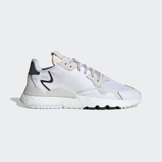 nite jogger all white