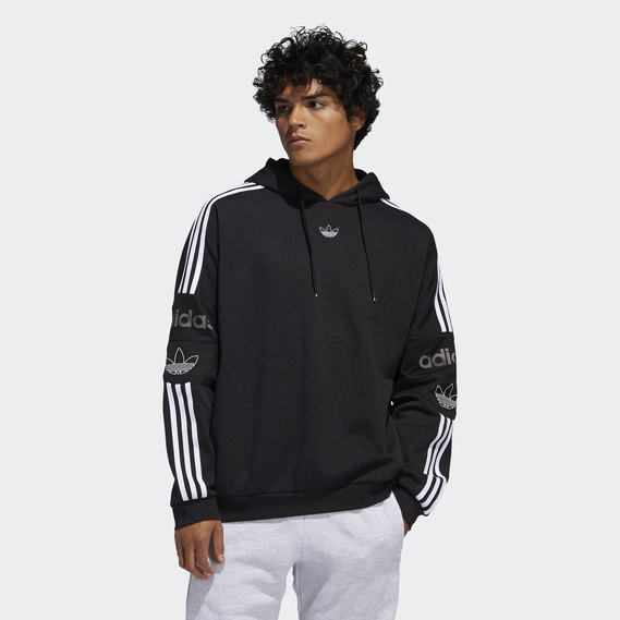 adidas team signature trefoil hoodie