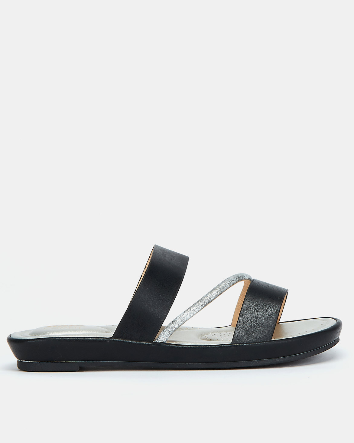 Bata Comfit Strap Sandals Black | Zando