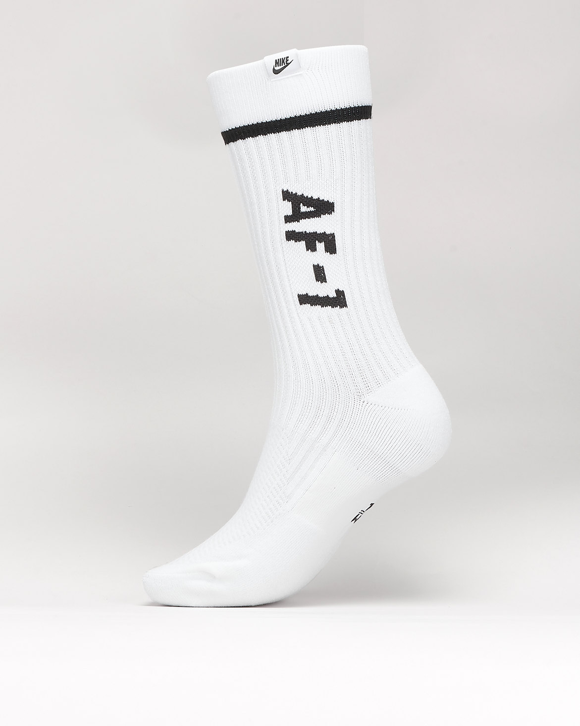 Nike U Sneacker Socks AF1 Crew 2PK White | Zando