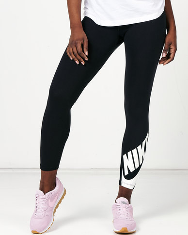 Nike W NSW Legasee Leggings 7/8 Futura Black/White | Zando