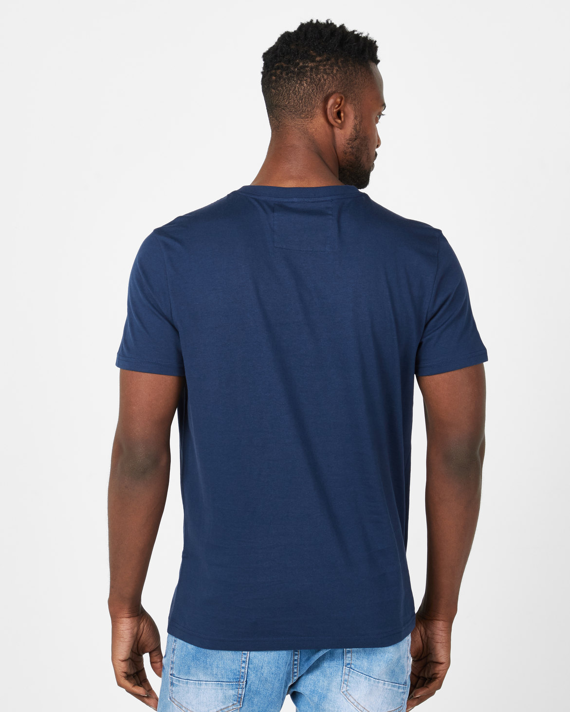 Vents Brull Safar1 T-Shirt Navy | Zando