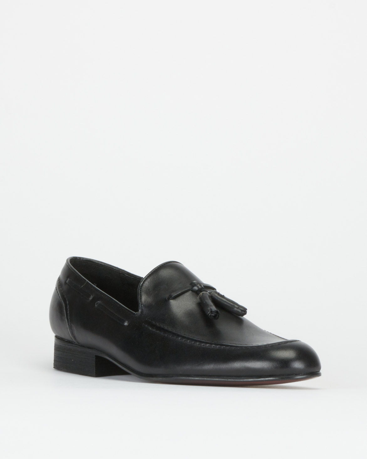 John Drake Smooth Slip On Shoes Black | Zando