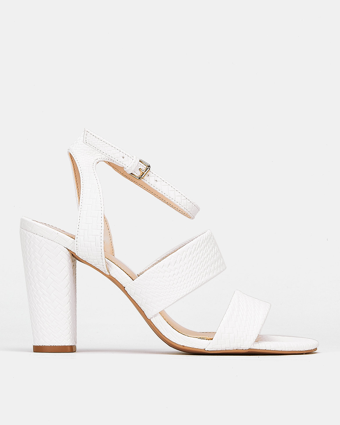 Bata Red Label Strap Heels White | Zando