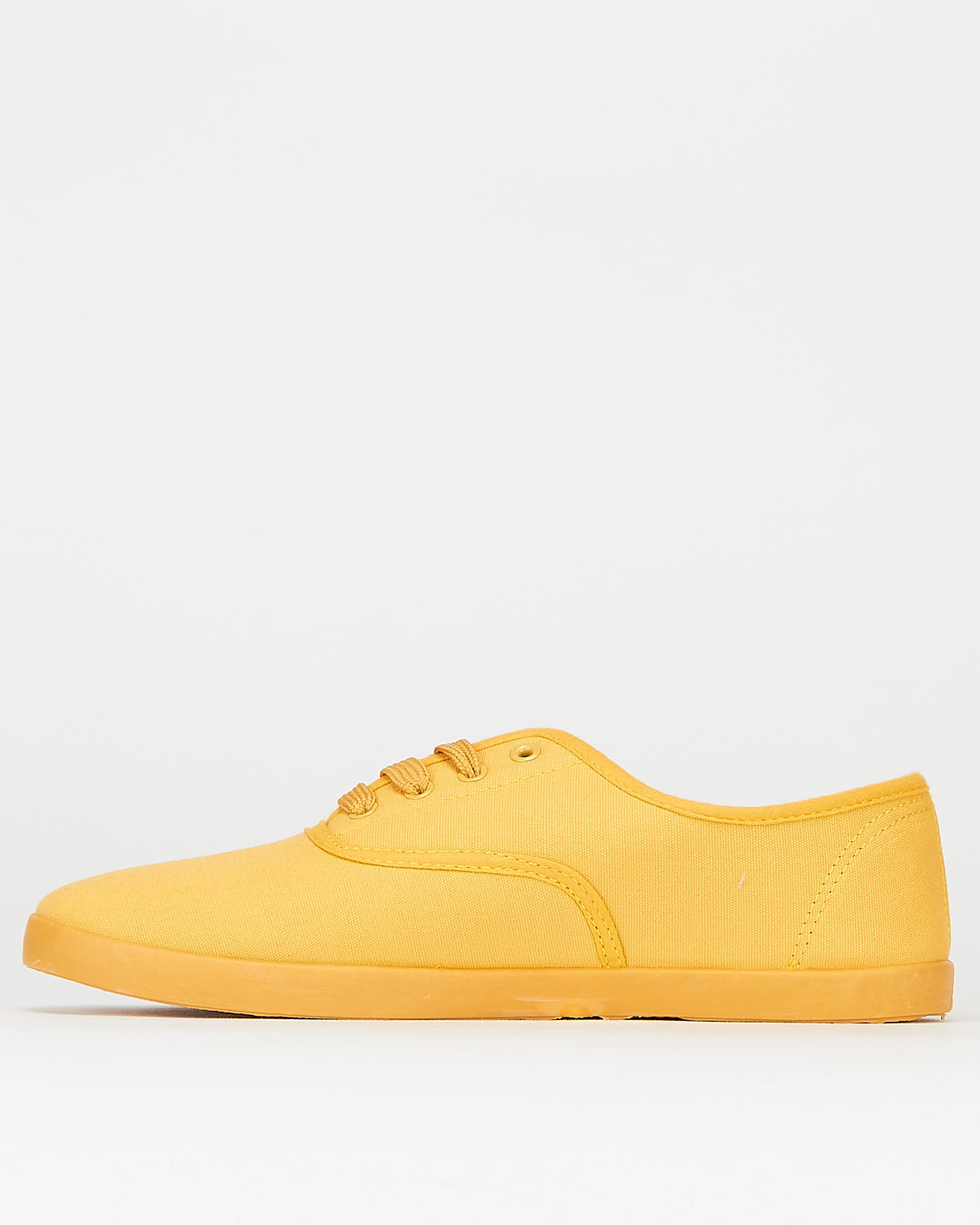 Pierre Cardin Canvas Sneakers Mustard | Zando