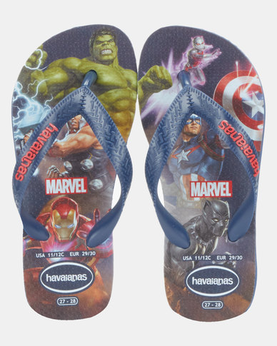 Havaianas Kids Top Marvel Avengers Sandals Blue | Zando