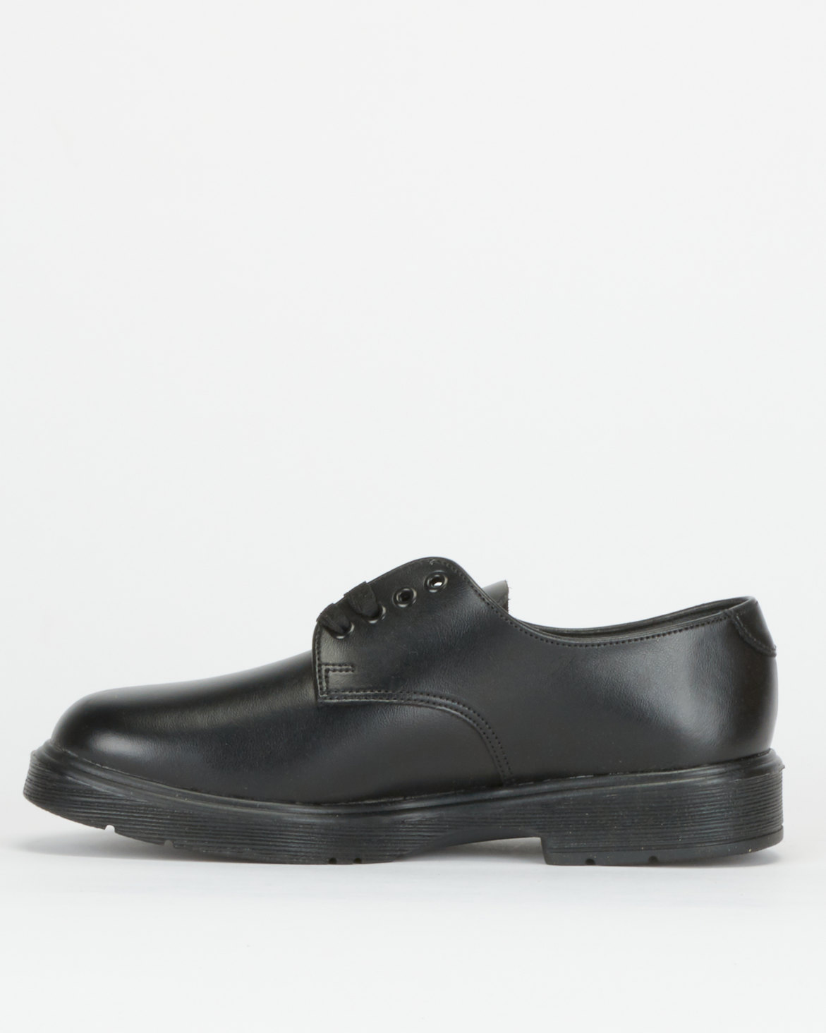 Toughees Boys Clerk Leather School Shoes Black | Zando