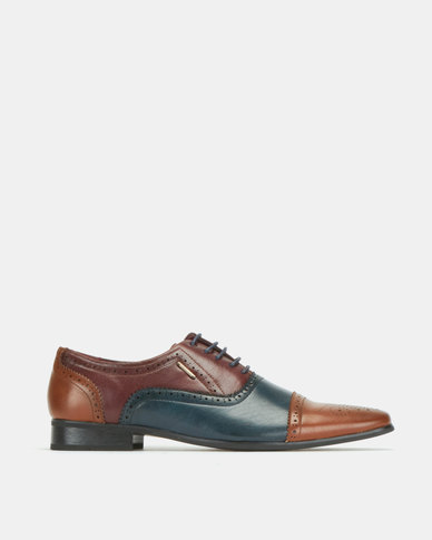 Anton Fabi Fredo Formal Shoes Navy/Brown | Zando