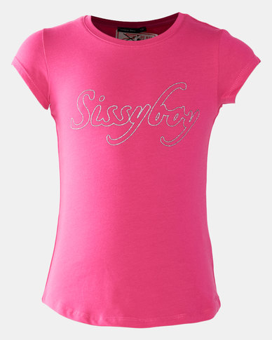 Sissy Boy Tween Basic T-shirt Cerise Pink | Zando