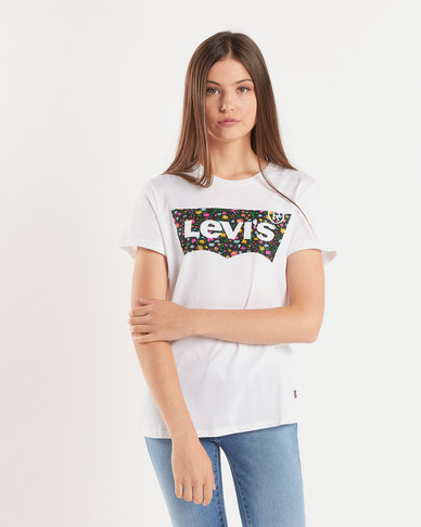 Levi’s ® Perfect Logo Graphic Tee White