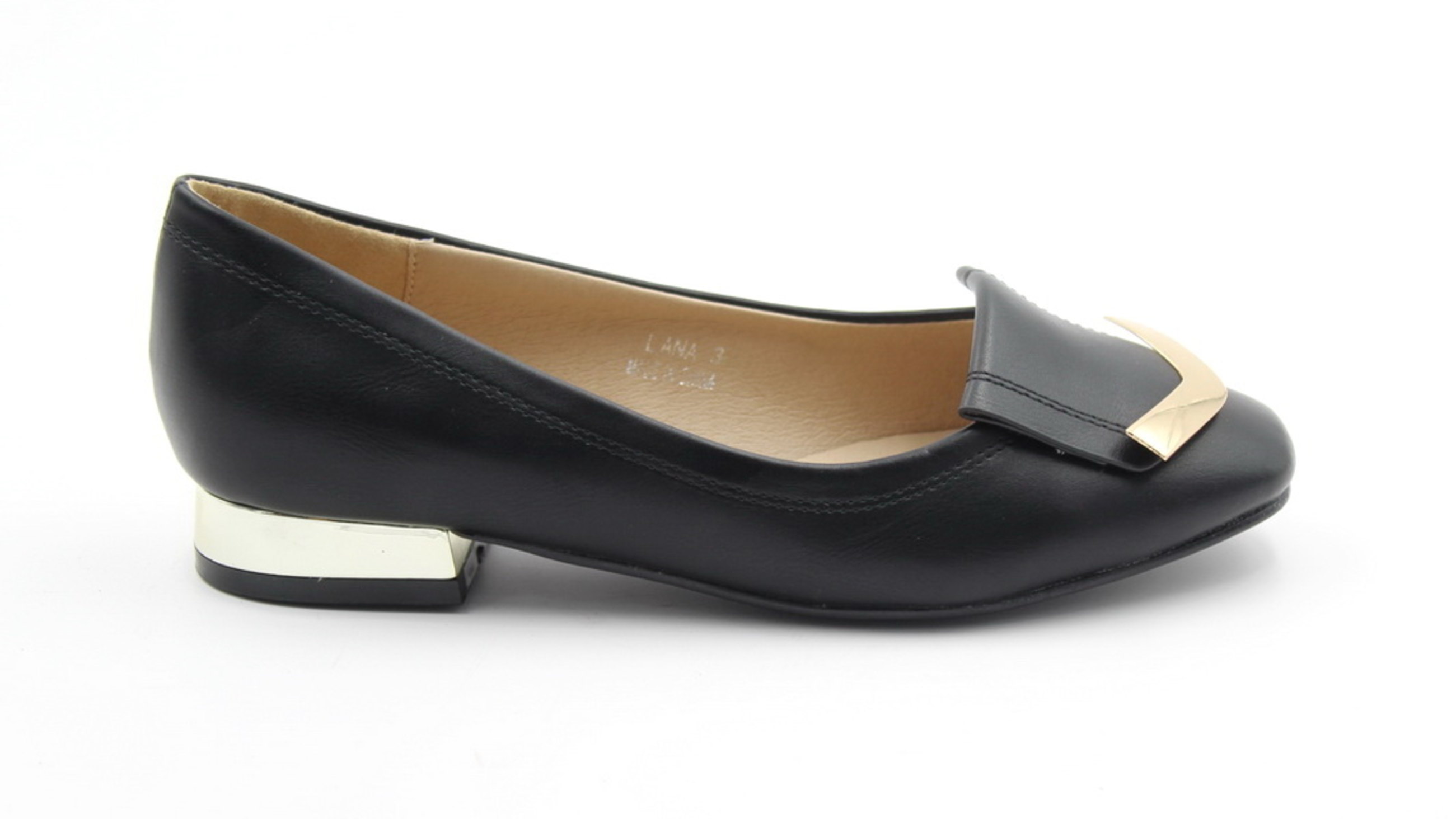 LaMara Paris Lana smooth faux leather glazer shoes black | Zando