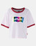 Little Girls (4-6x) Batwing Cropped Ringer Tee