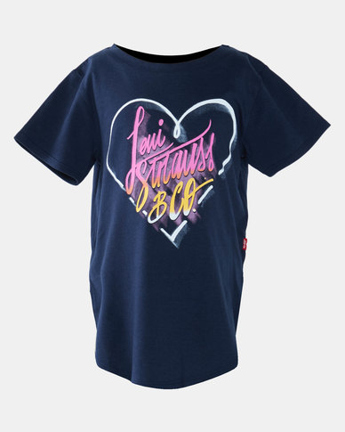 Big Girls (S-XL) High-Low Graphic Tee