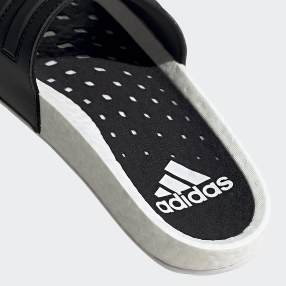 adidas black boost slides