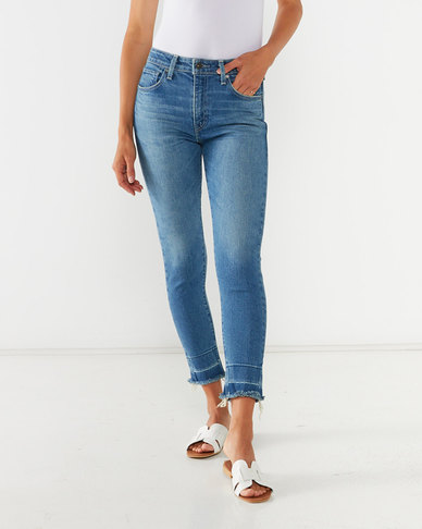 levi's 721 high rise skinny ankle jeans
