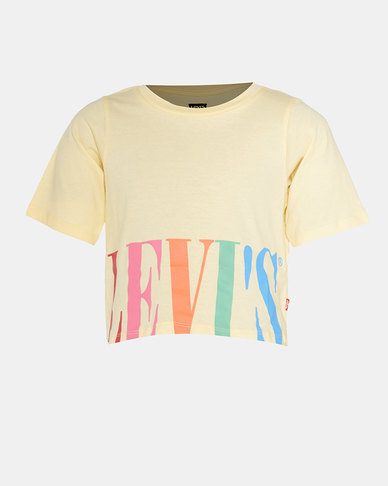 Big Girls (S-XL) Graphic Cropped Tee