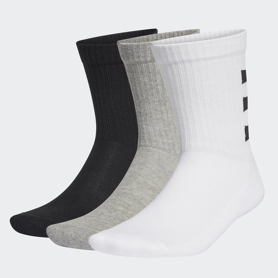adidas 3 stripes statement crew socks