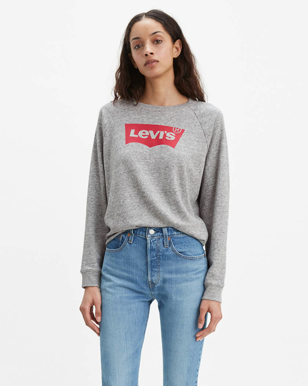 Levi’s® Women's Logo Relaxed Crewneck Sweatshirt | Levi