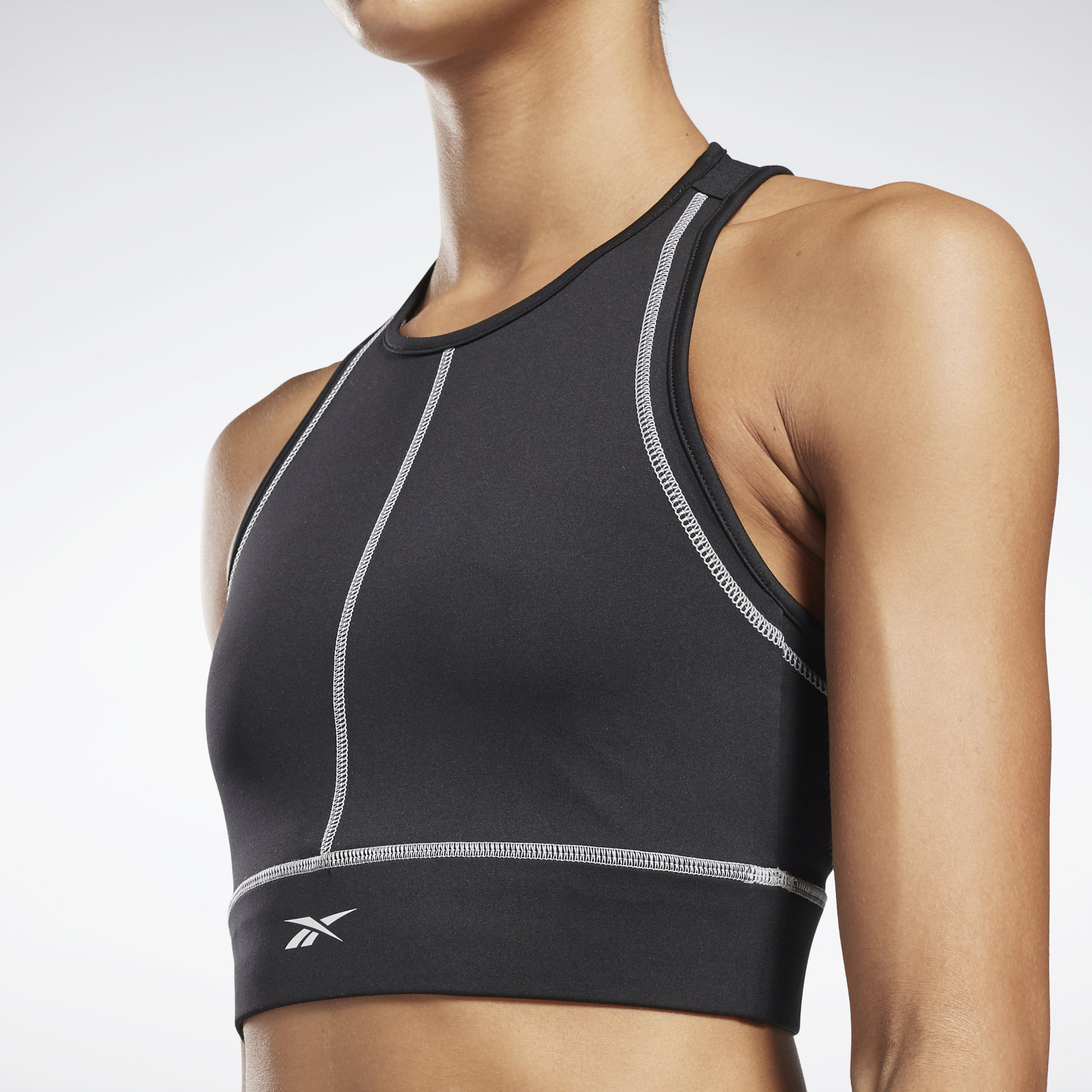 Workout Ready Detail High Neck Sports Bra Reebok