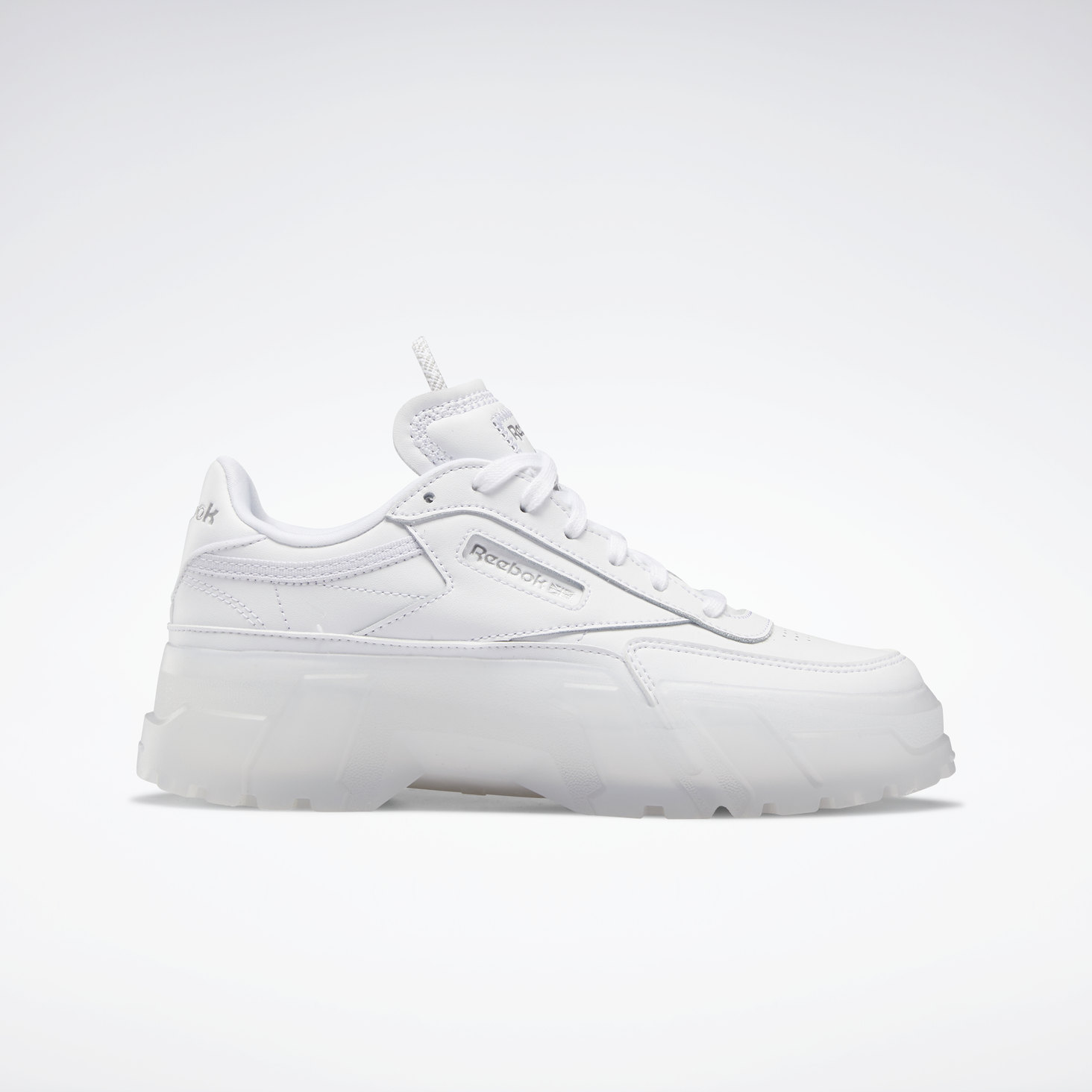 Reebok x Cardi B Club Cardi sneakers in triple white