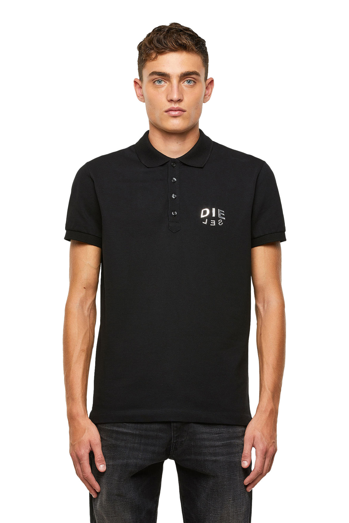 Polo Shirt With 3D Print | Diesel