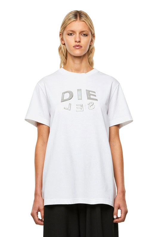 T-Shirt With Metallic Die-Sel Print
