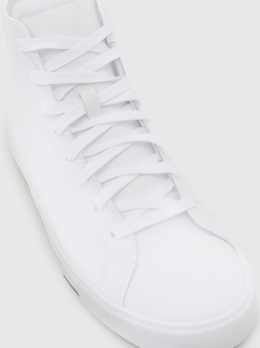 High-Top Sneakers In Leather