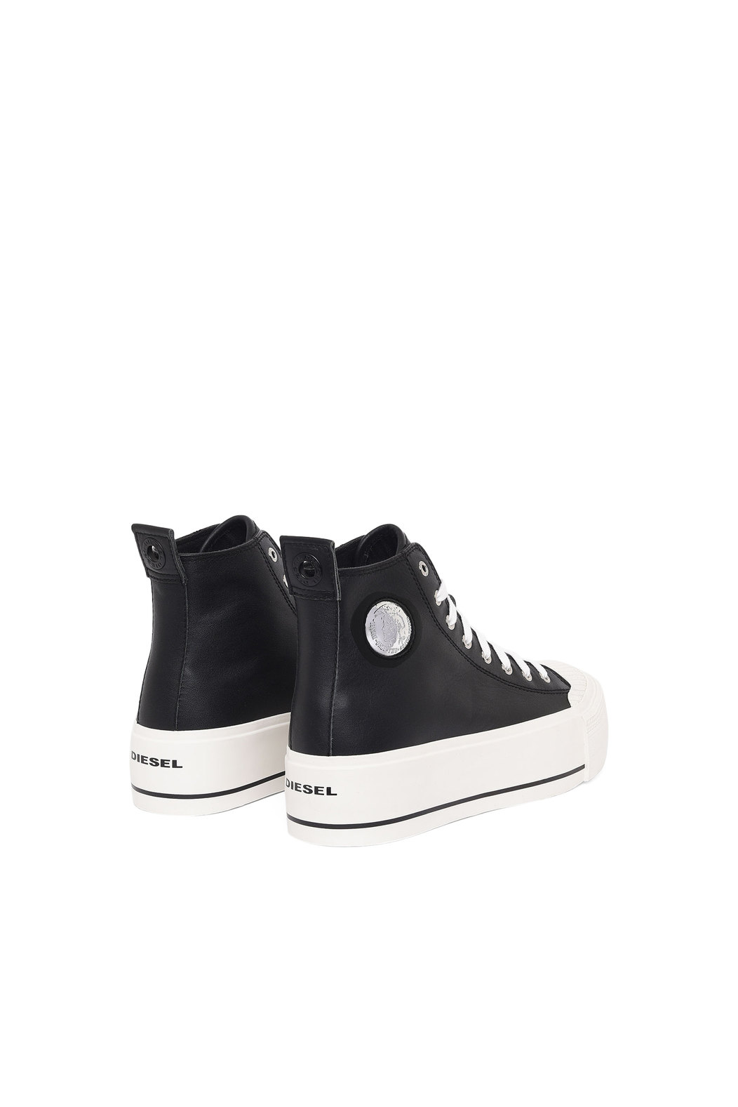 High-Top Sneakers With Flatform Sole